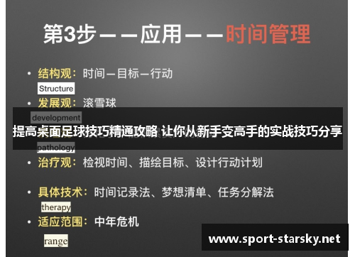 提高桌面足球技巧精通攻略 让你从新手变高手的实战技巧分享